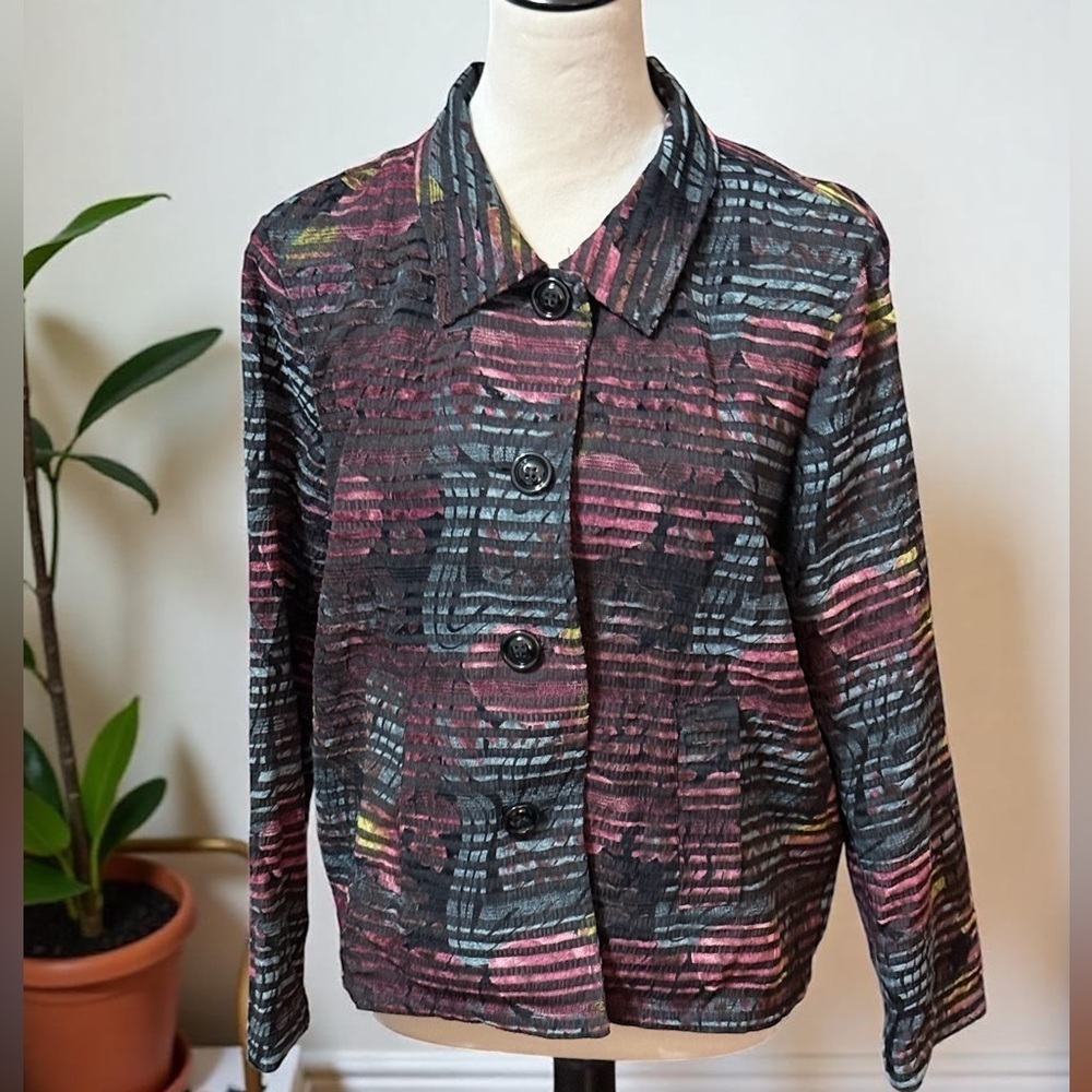 Christopher Banks Multi Colored Blouse/Jacket